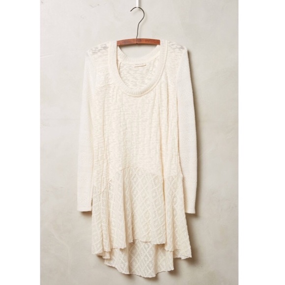 Anthropologie Sweaters - Meadow Rue Limay Skirted Pullover • Anthropologie